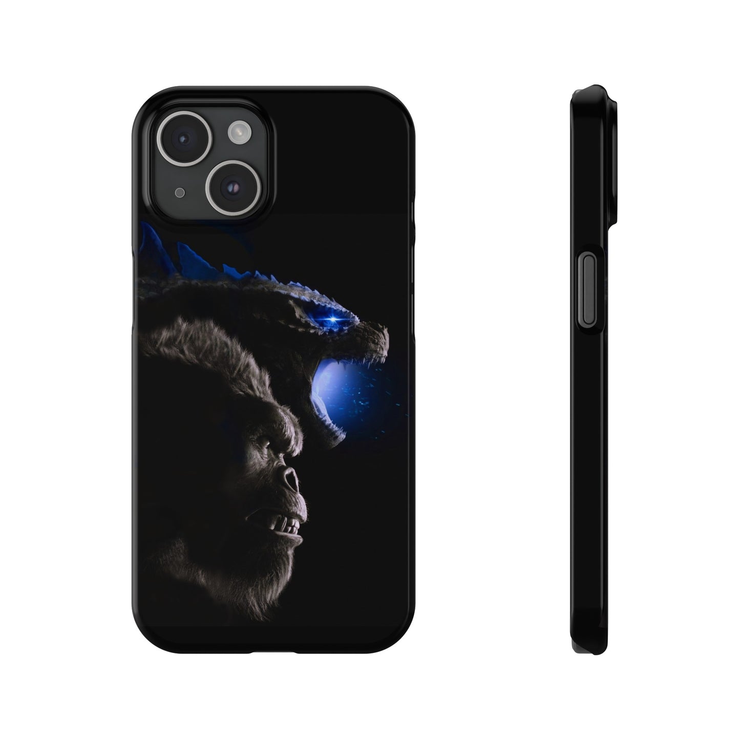 Godzilla x Kong New Age iPhone Cases: Unleash the Titans (Blue Edition)