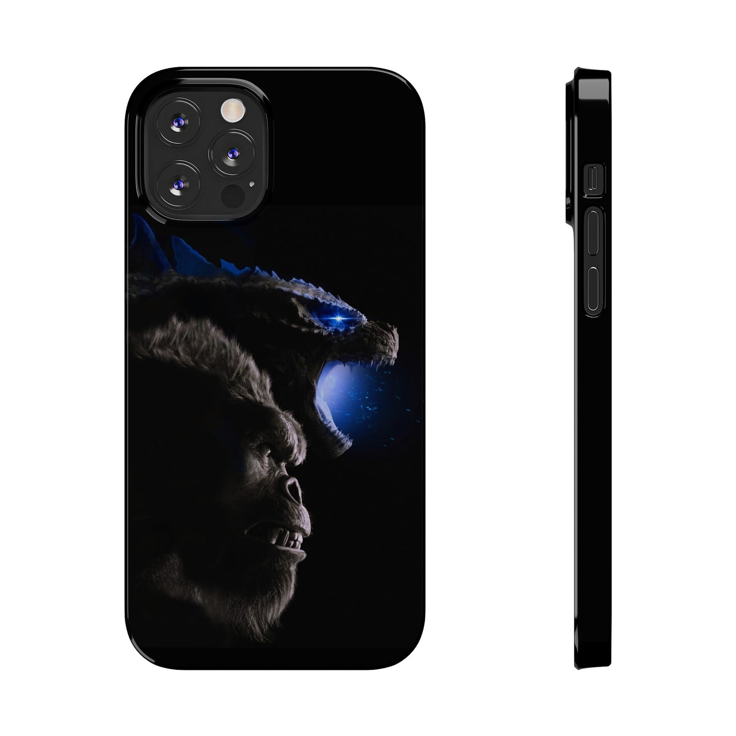 Godzilla x Kong New Age iPhone Cases: Unleash the Titans (Blue Edition)