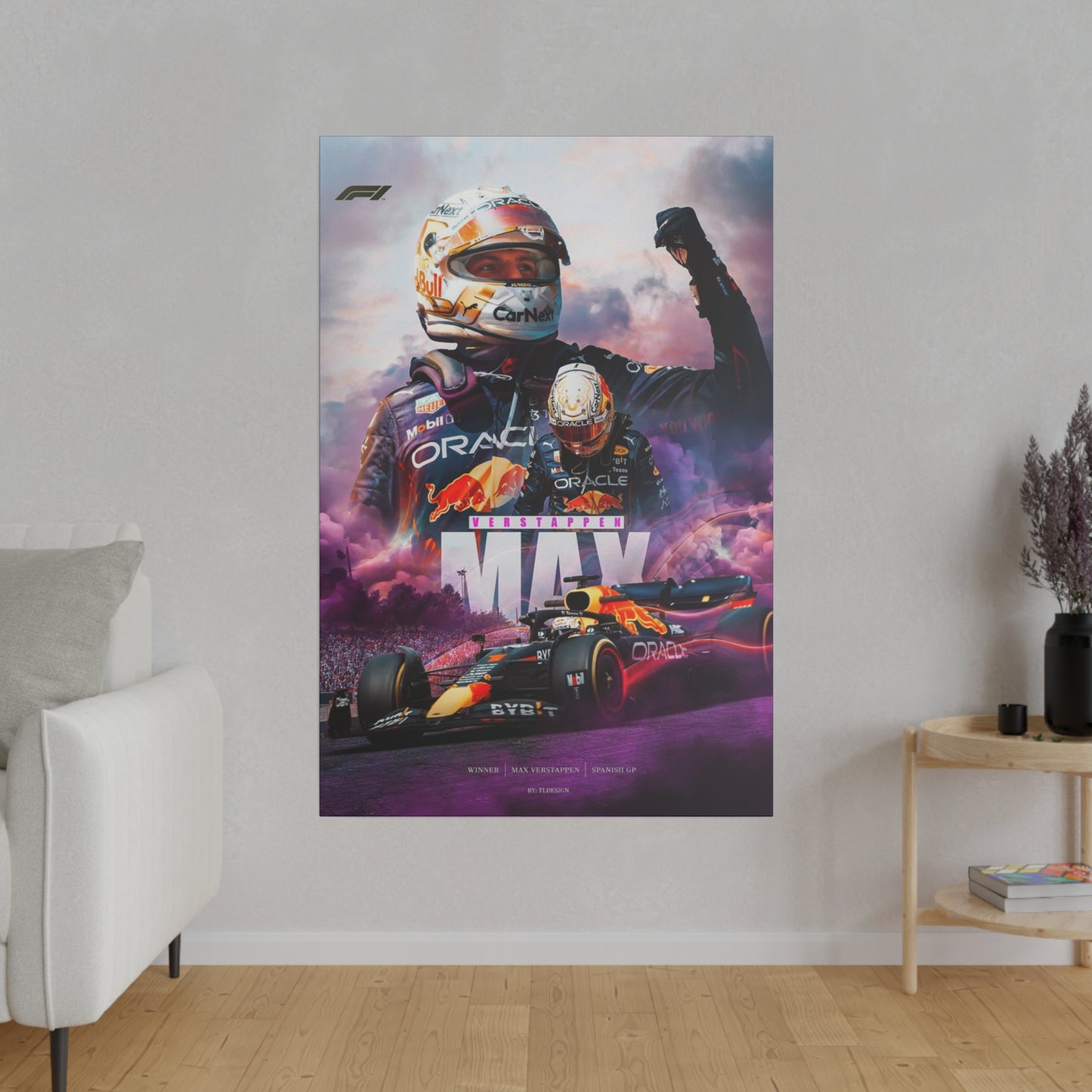 Max Verstappen: Redbull GP Spain Victory Canvas