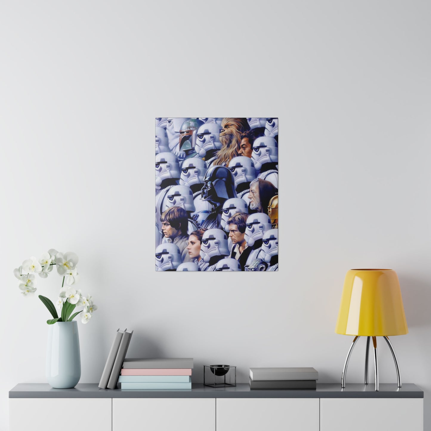Star Wars, Good between the Bad in One Canvas