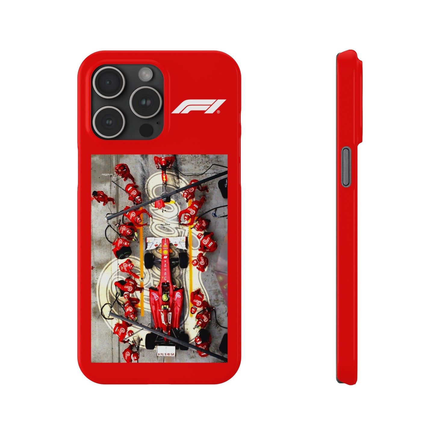 F1 Ferrari Pitstop Iphone Cases