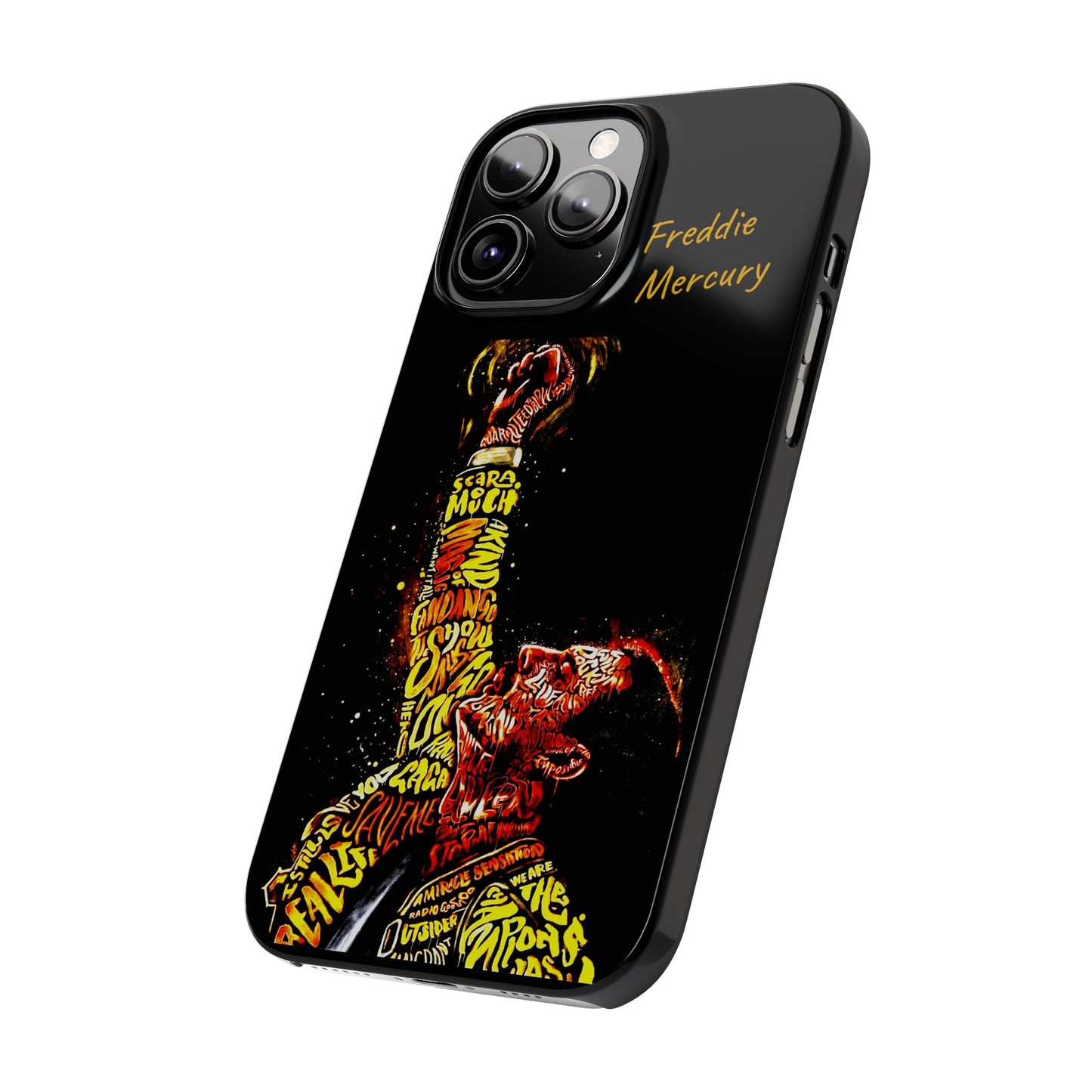 Freddie Mercury Songs IPhone 15, 14, 13, 12, 11 Cases
