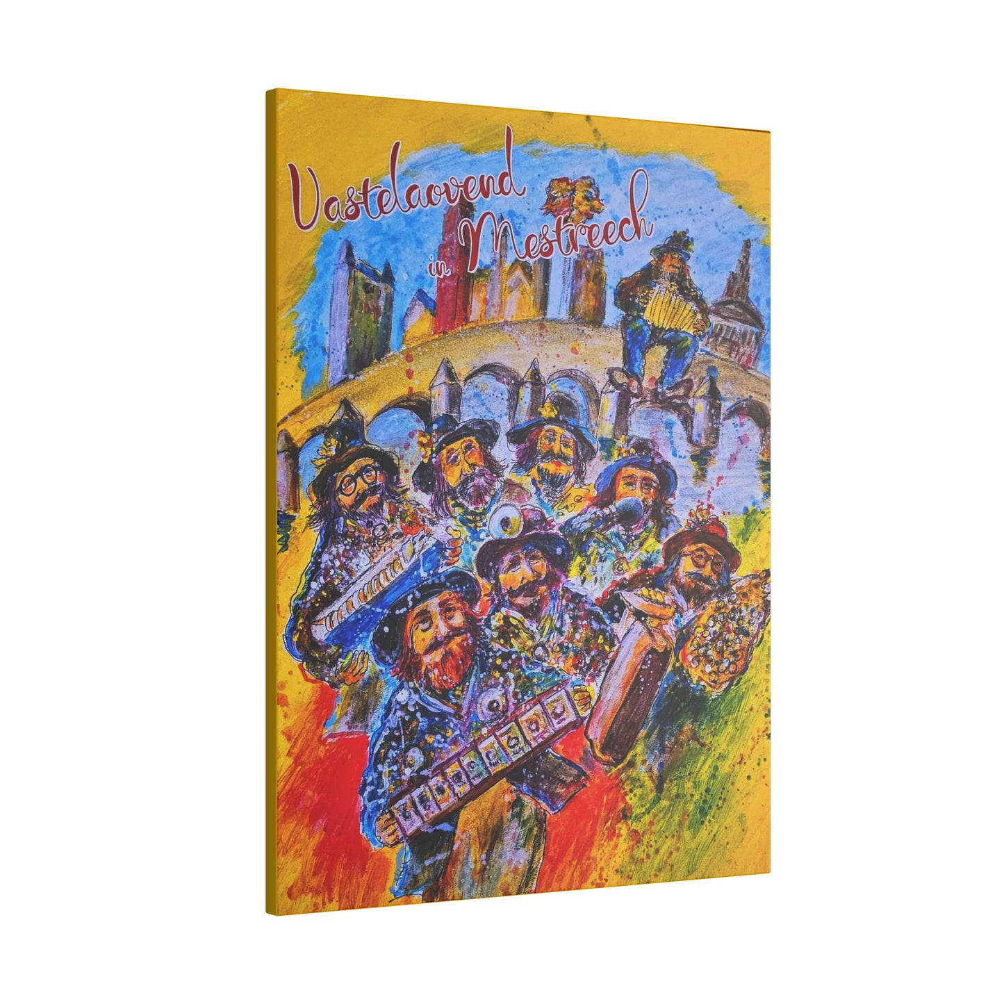 Vastelaovend in Mestreech - Colorful Wall Canvas