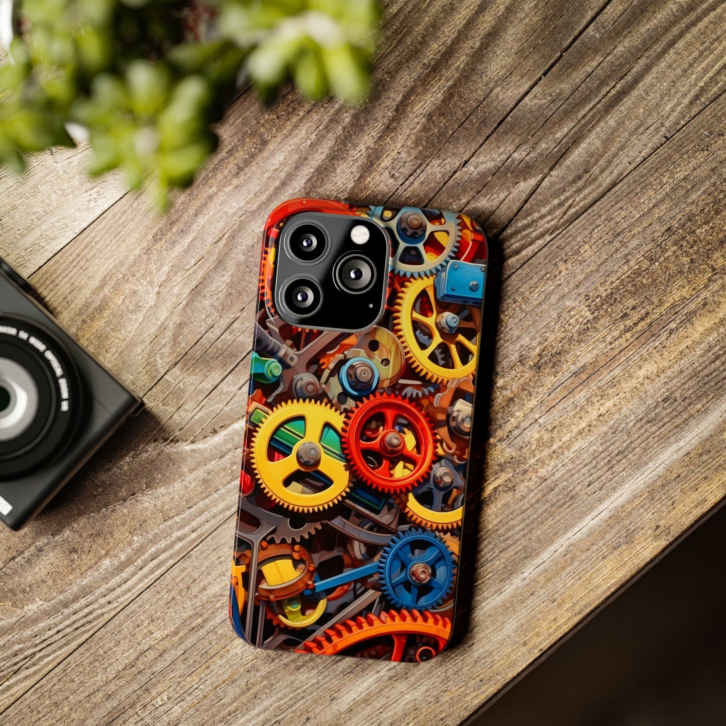 Colorful Gears: Iphone 15, 14, 13, 12 Cases
