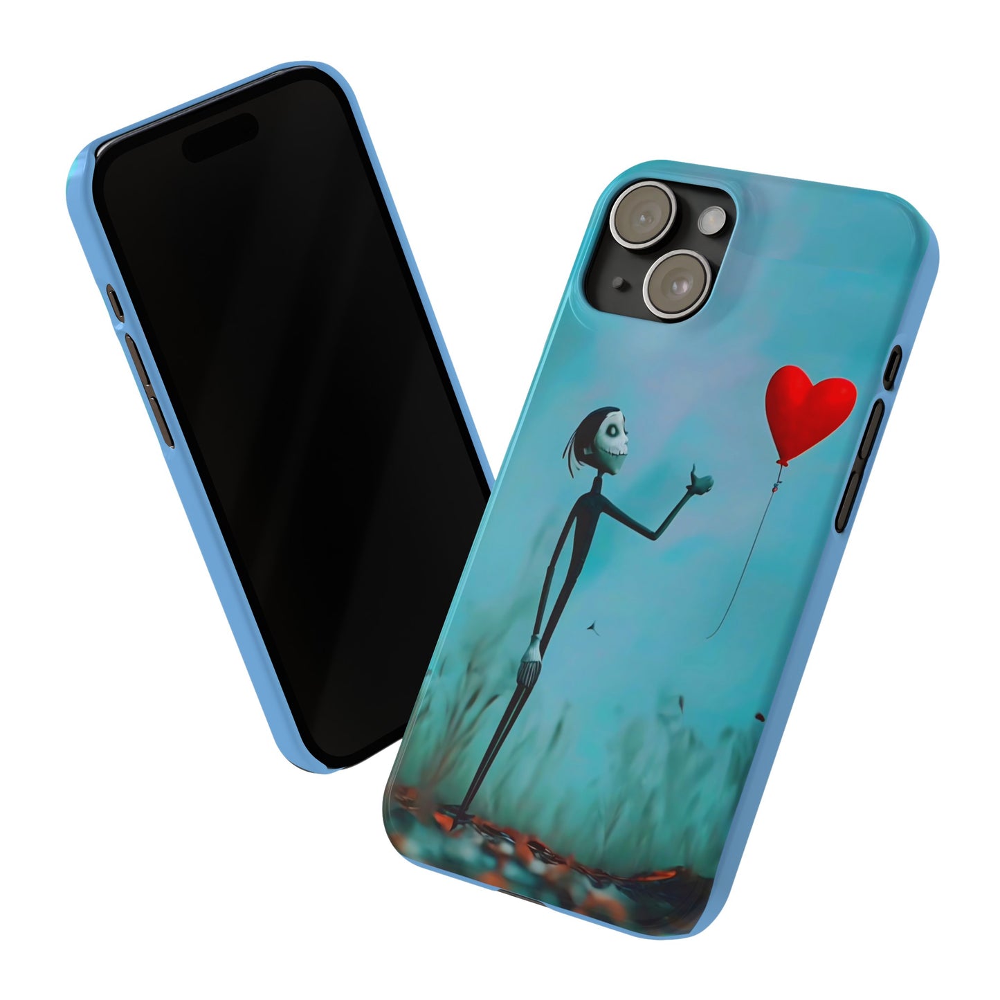 Heart Balloon Art Design iPhone Cases: Love in the Air