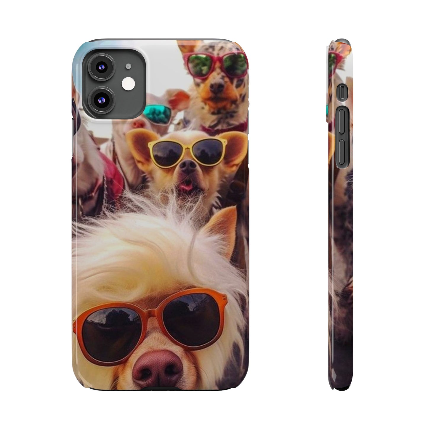Cool Dogs make Selfie iPhone 15, 14, 13, 12, 11 Cases