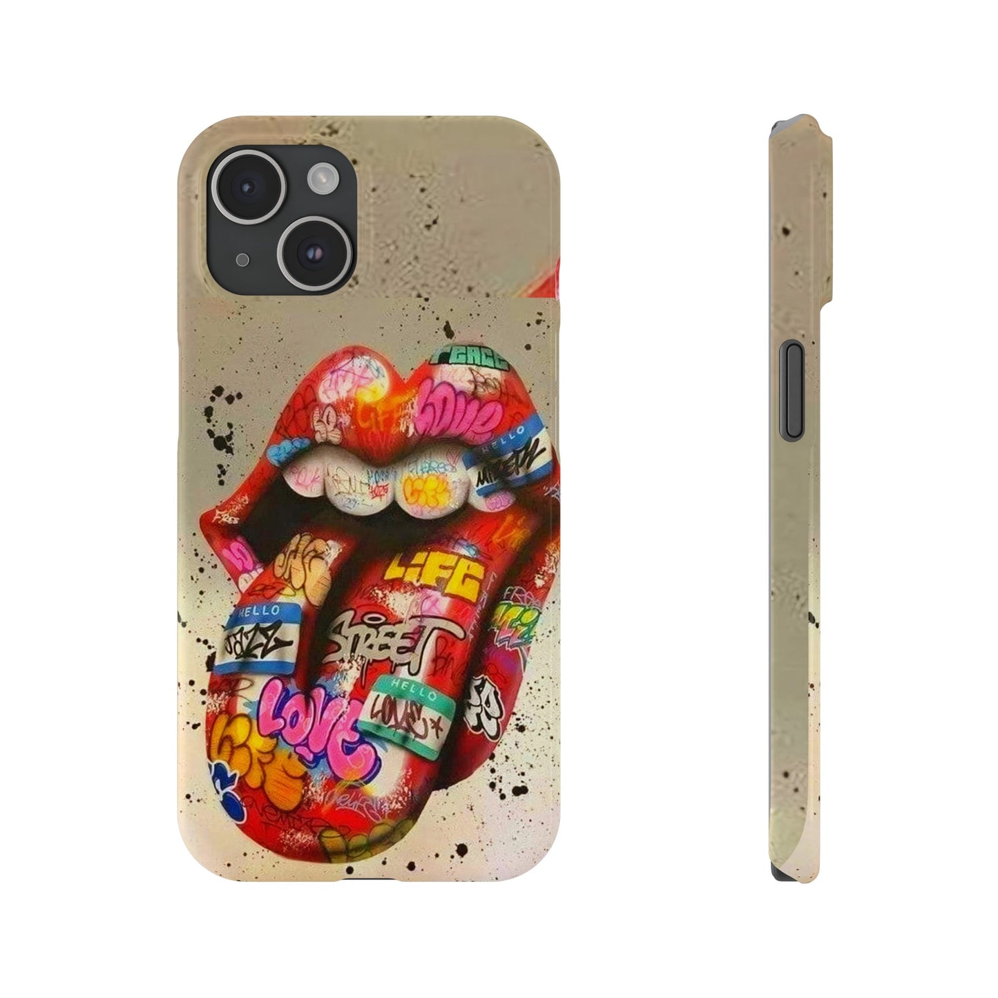Rolling Stones Tongue Logo Iphone 15, 14, 13, 12 Cases