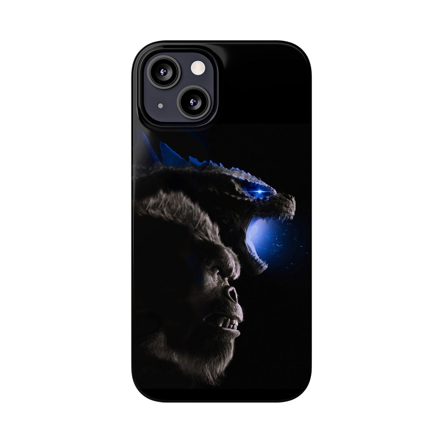 Godzilla x Kong New Age iPhone Cases: Unleash the Titans (Blue Edition)
