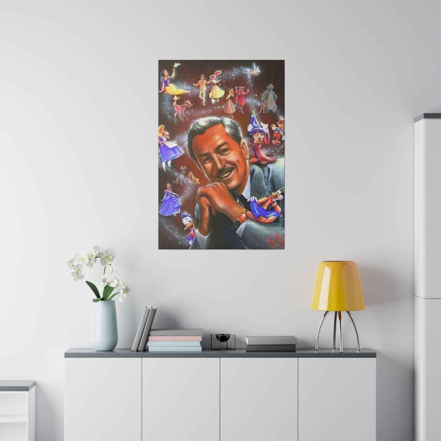 Walt Disney And His Magical World - Canvas