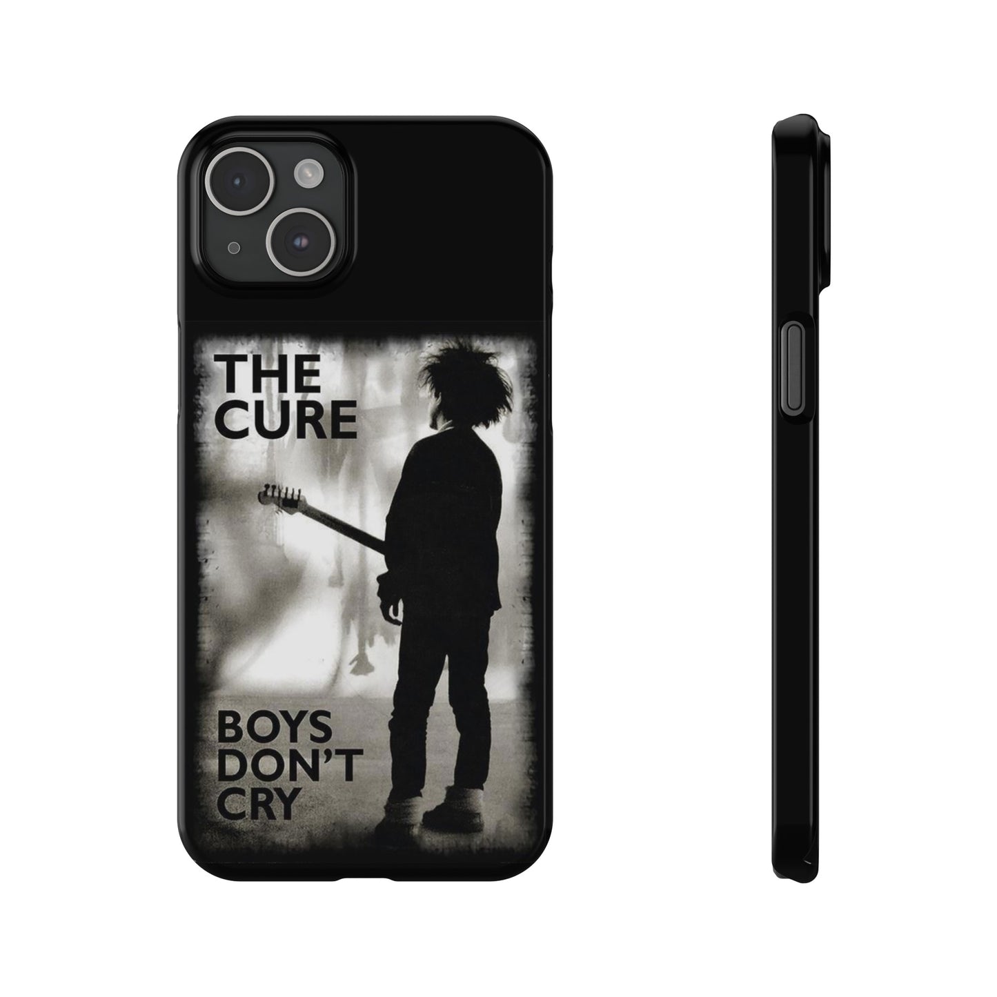 The Cure: Boys Don't Cry" iPhone Covers for 15, 14, 13, 12, 11