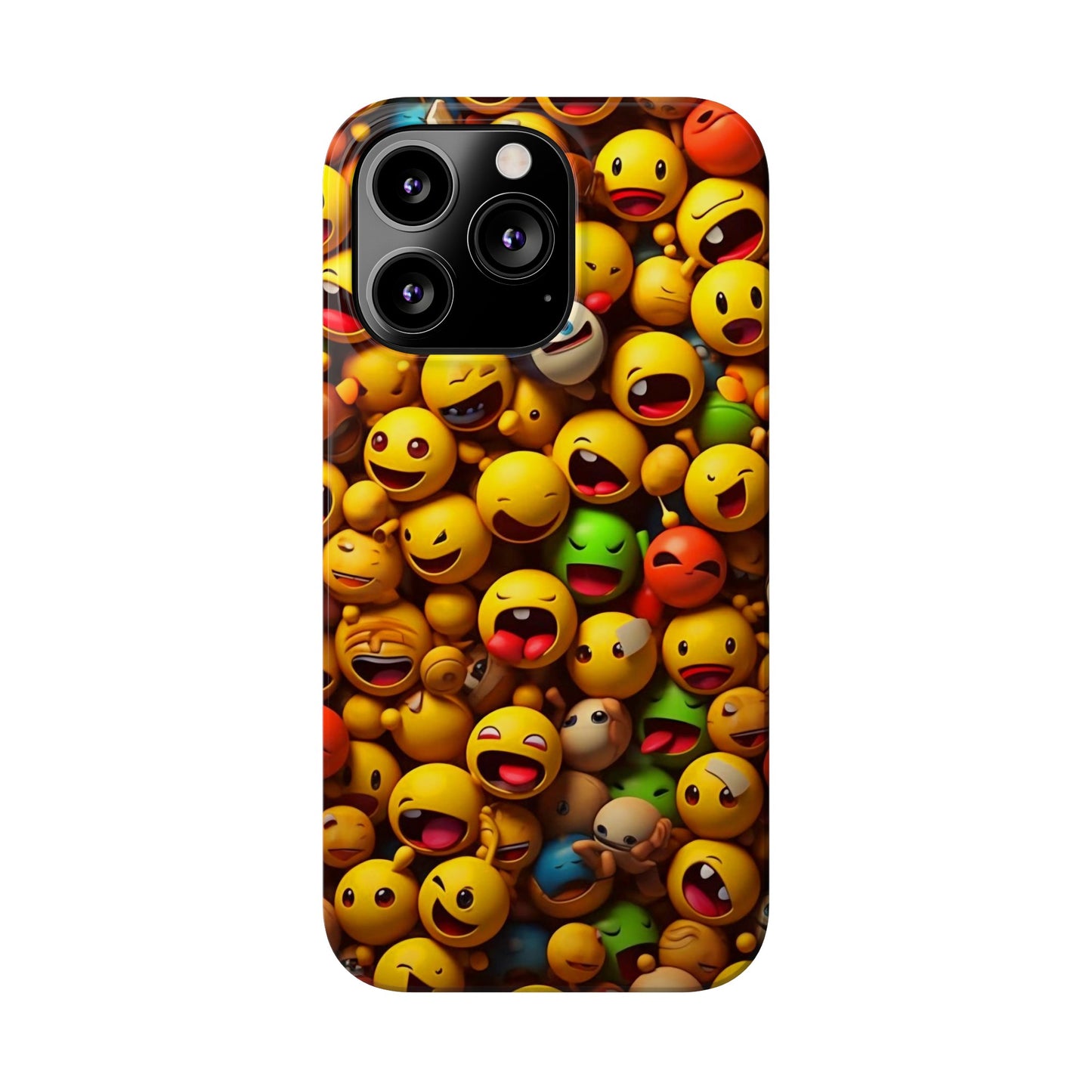 Colorful Emoji Iphone 15, 14, 13, 12 Cases