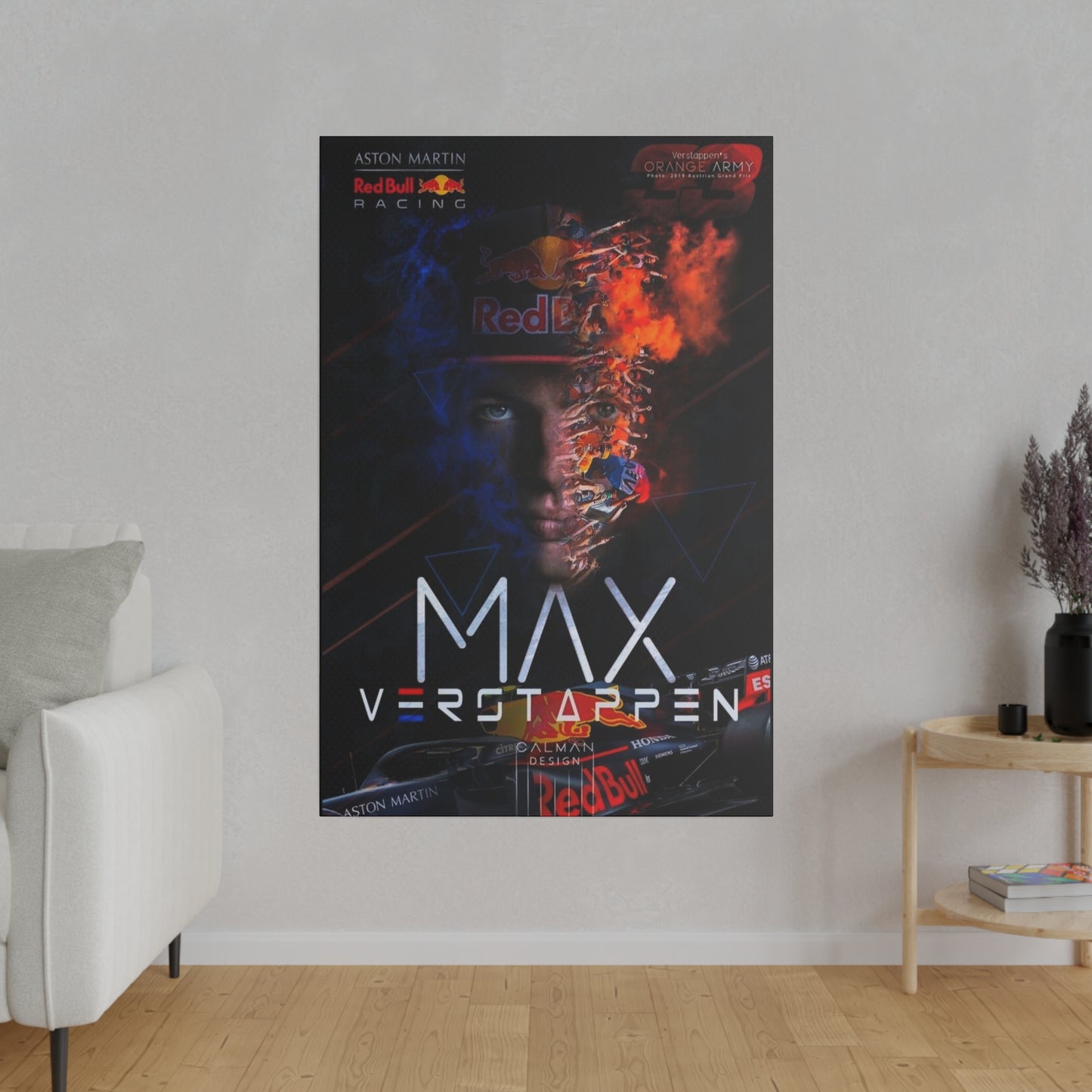 Max verstappen - Orange Army Edition - Canvas