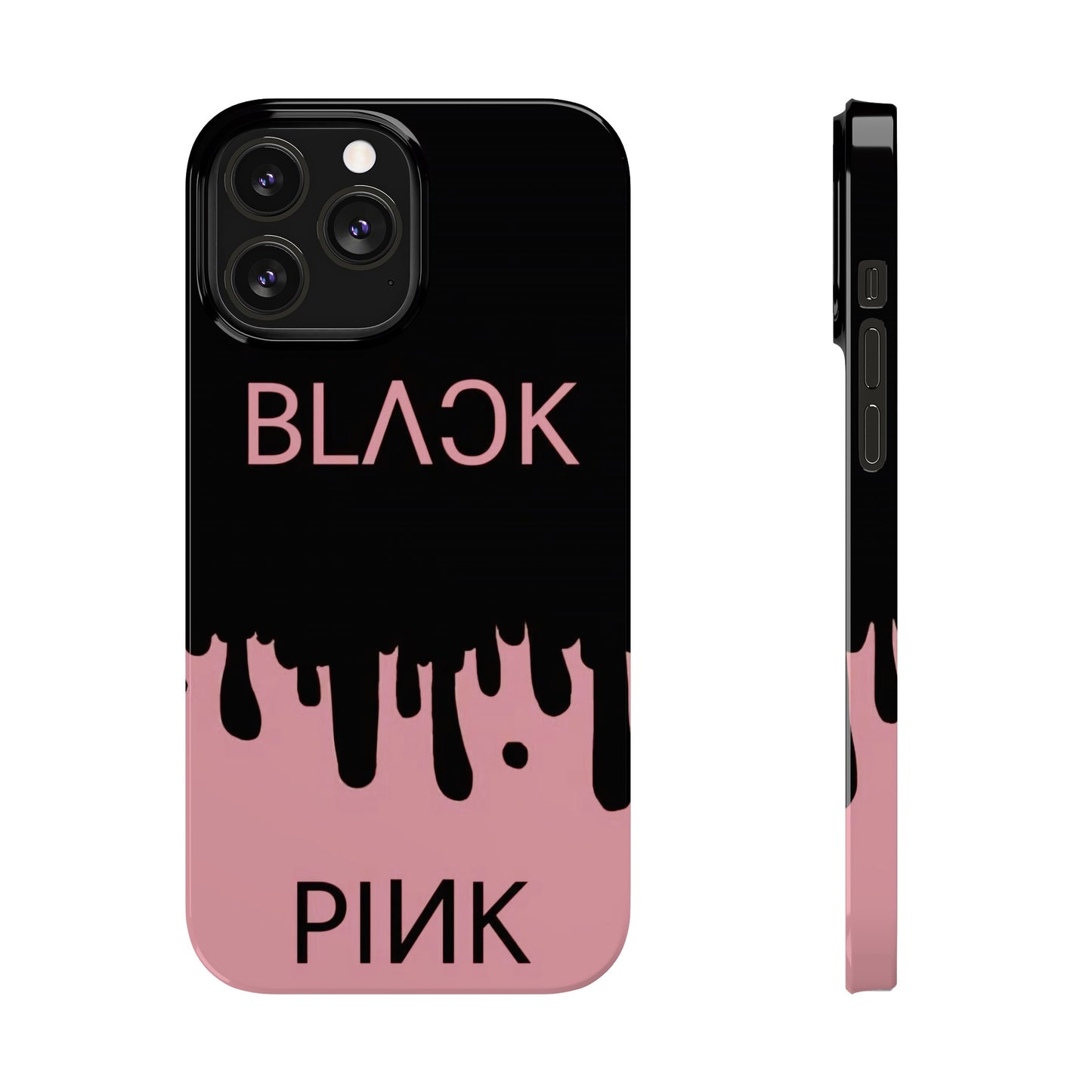 Black Pink Color Edition Iphone 15, 14, 13, 12 Cases