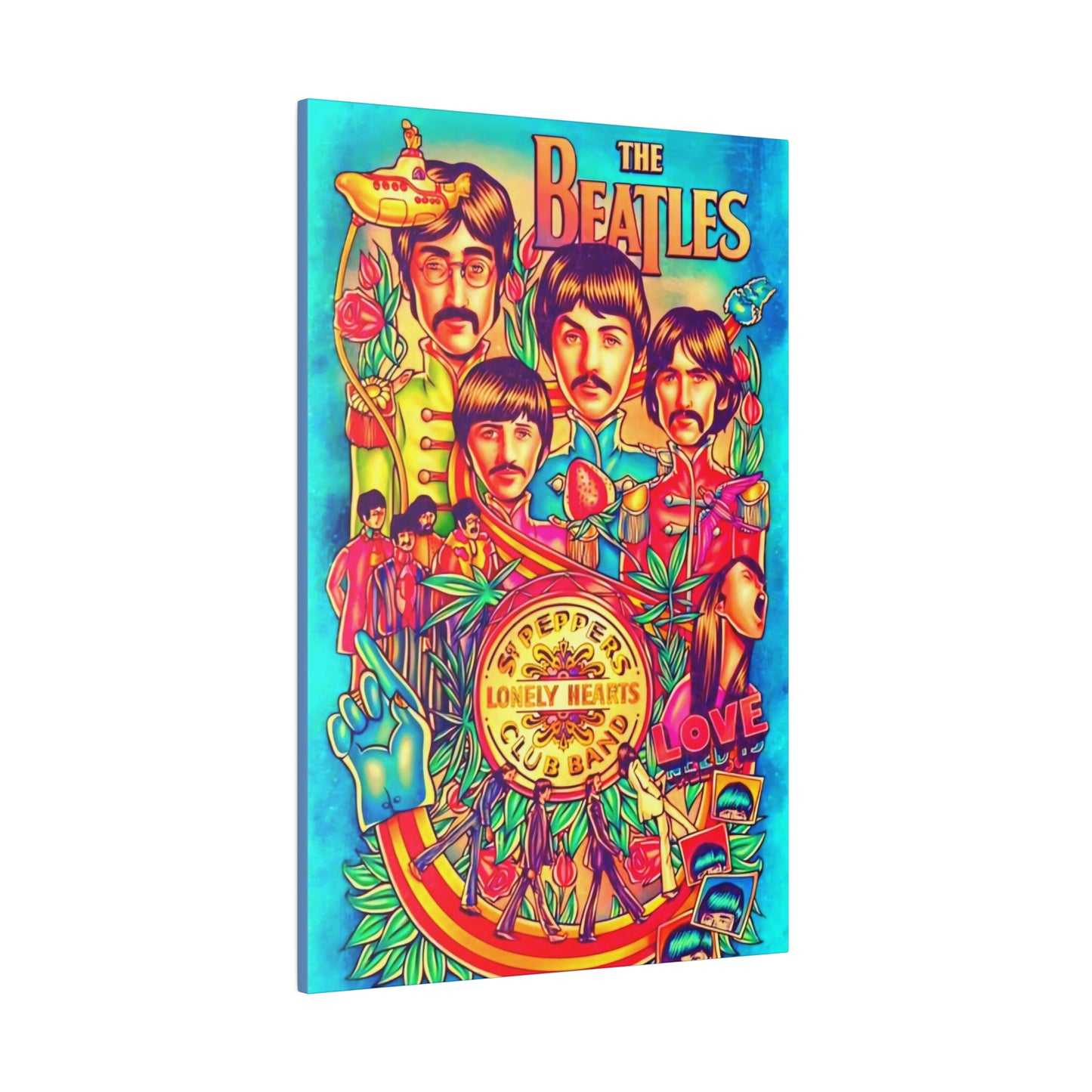 The Beatles, St Pepper Lonely Hearts Club band - Canvas