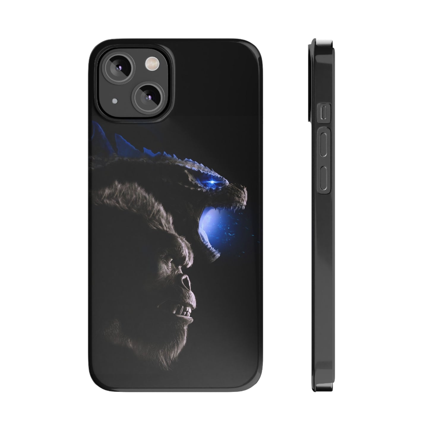 Godzilla x Kong New Age iPhone Cases: Unleash the Titans (Blue Edition)