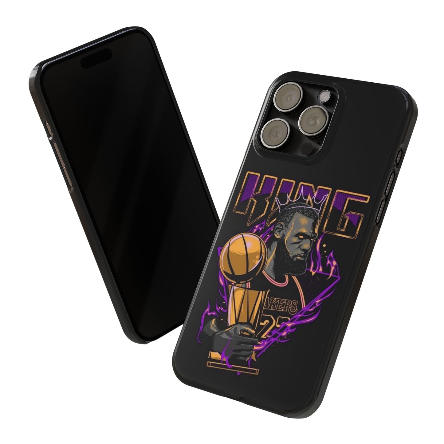 LeBron James is The King Iphone 15, 14, 13, 12, 11 Cases