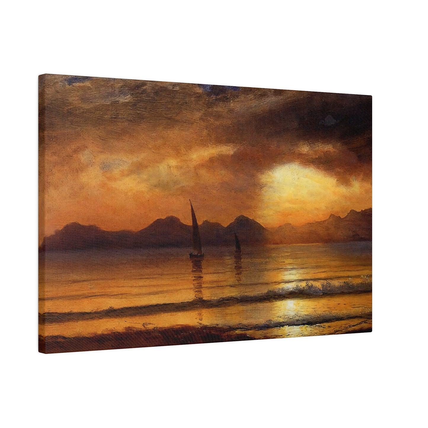 Sailing Into The Sunset - Canvas