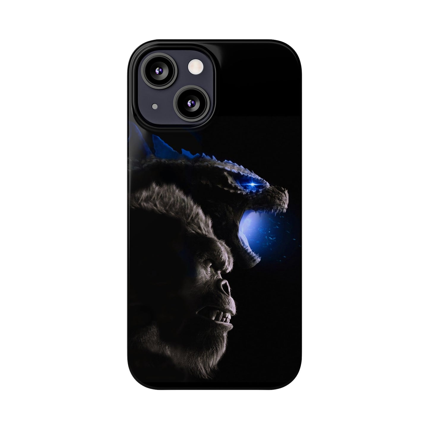 Godzilla x Kong New Age iPhone Cases: Unleash the Titans (Blue Edition)