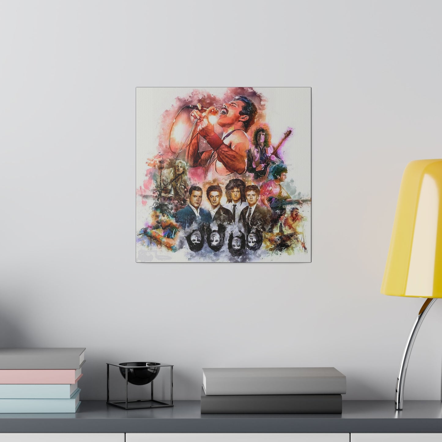 Queen: Compilation of Iconic Moments" Canvas Oil Painting
