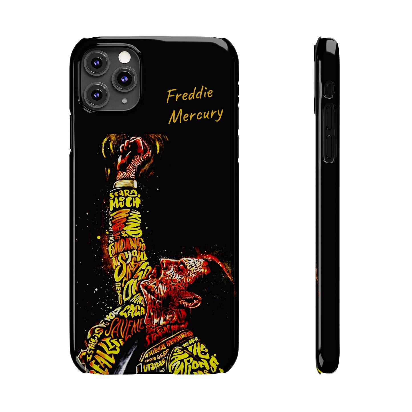 Freddie Mercury Songs IPhone 15, 14, 13, 12, 11 Cases