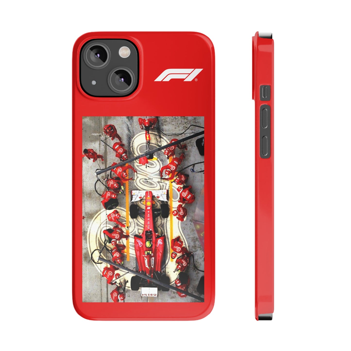 F1 Ferrari Pitstop Iphone Cases