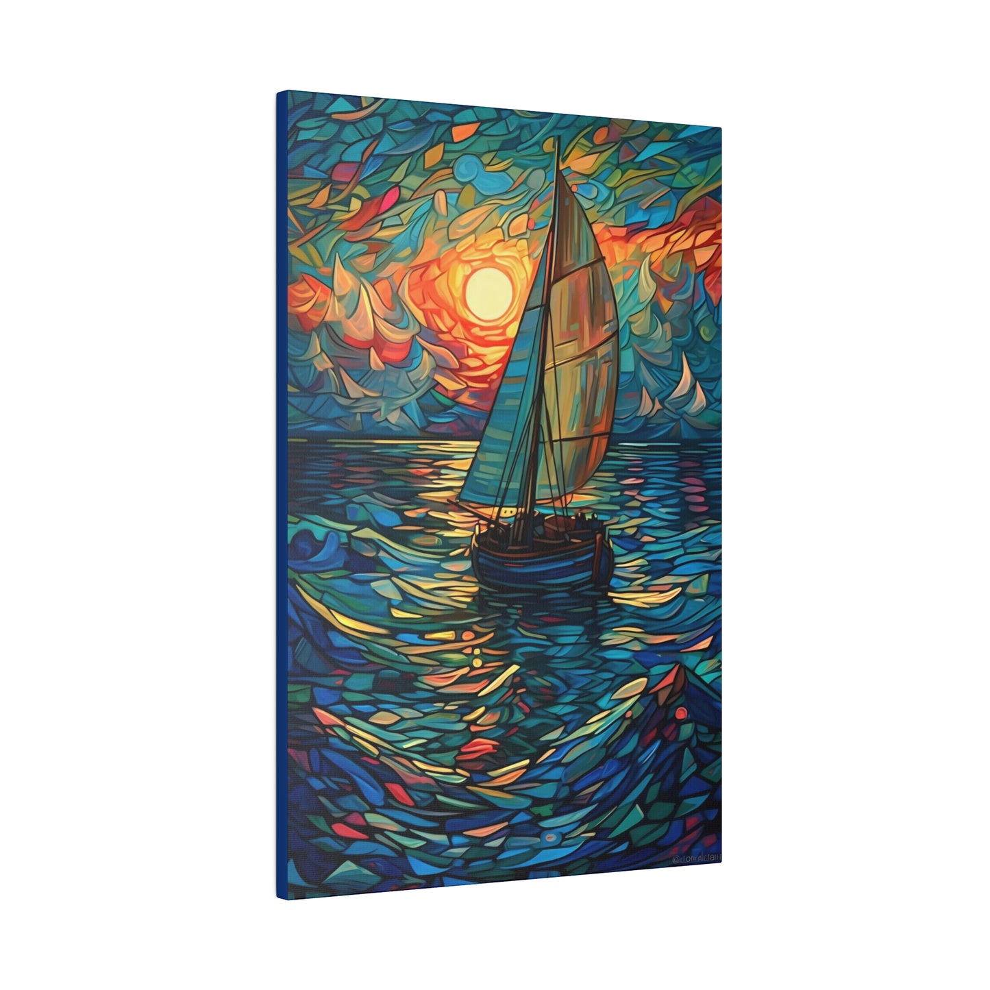 Ship on the Sea: Nautical Wall Art - Canvas