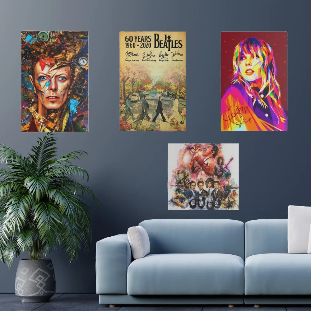 Canvas for Pop Icons, Movie Stars