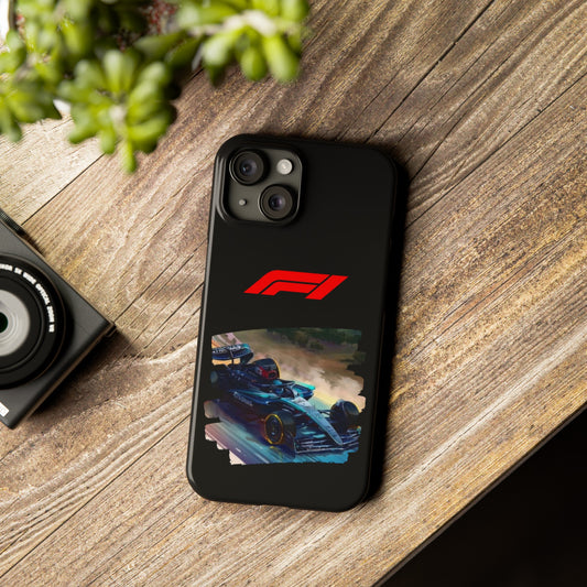 F1 Mercedes Racecar Iphone 15, 14, 13, 12, 11 Cases