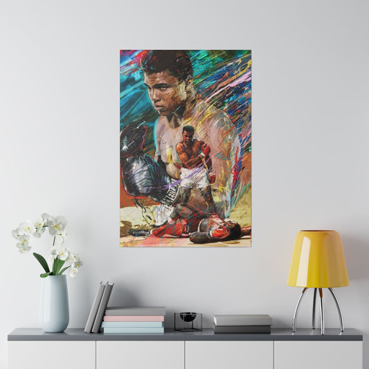 Muhammad Ali's Epic KO: The Ravel Hit Canvas