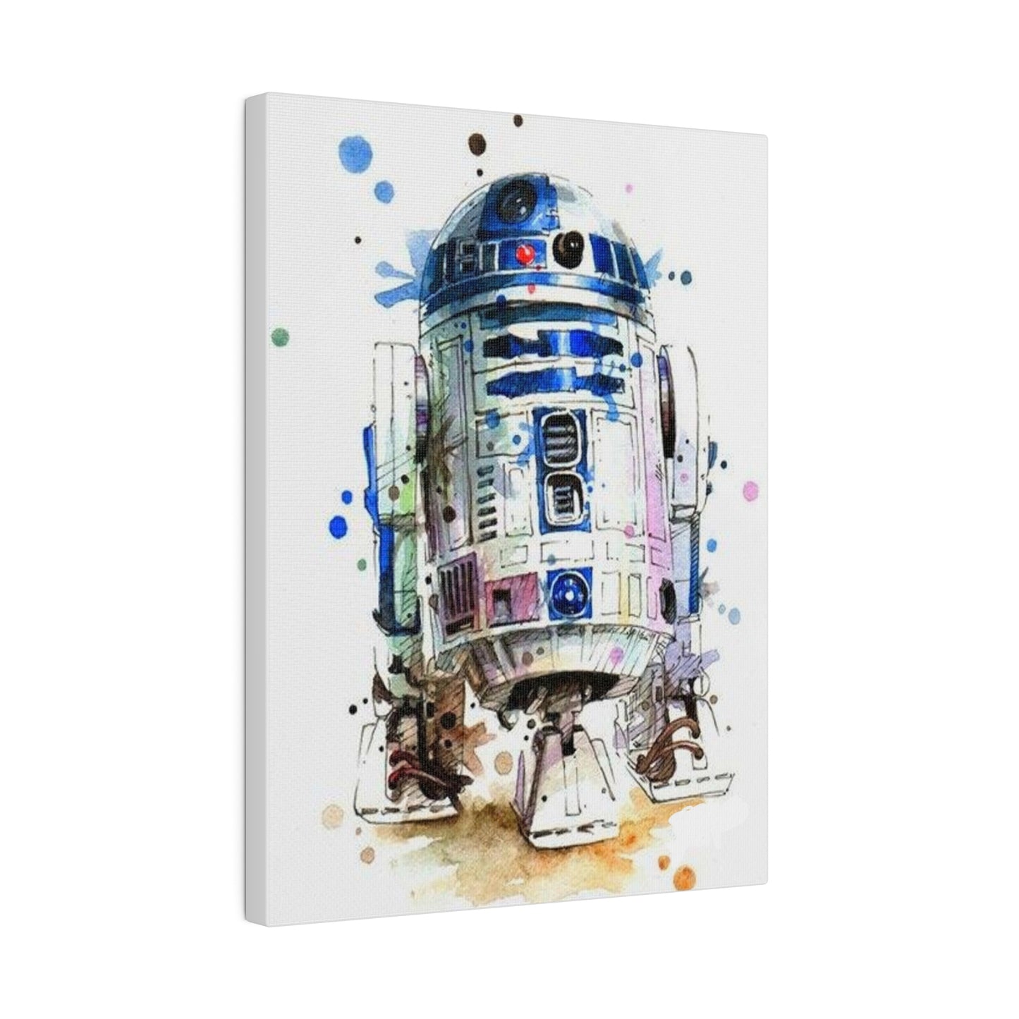 Star Wars R2-D2 Watercolor Art Canvas: Droid Delight
