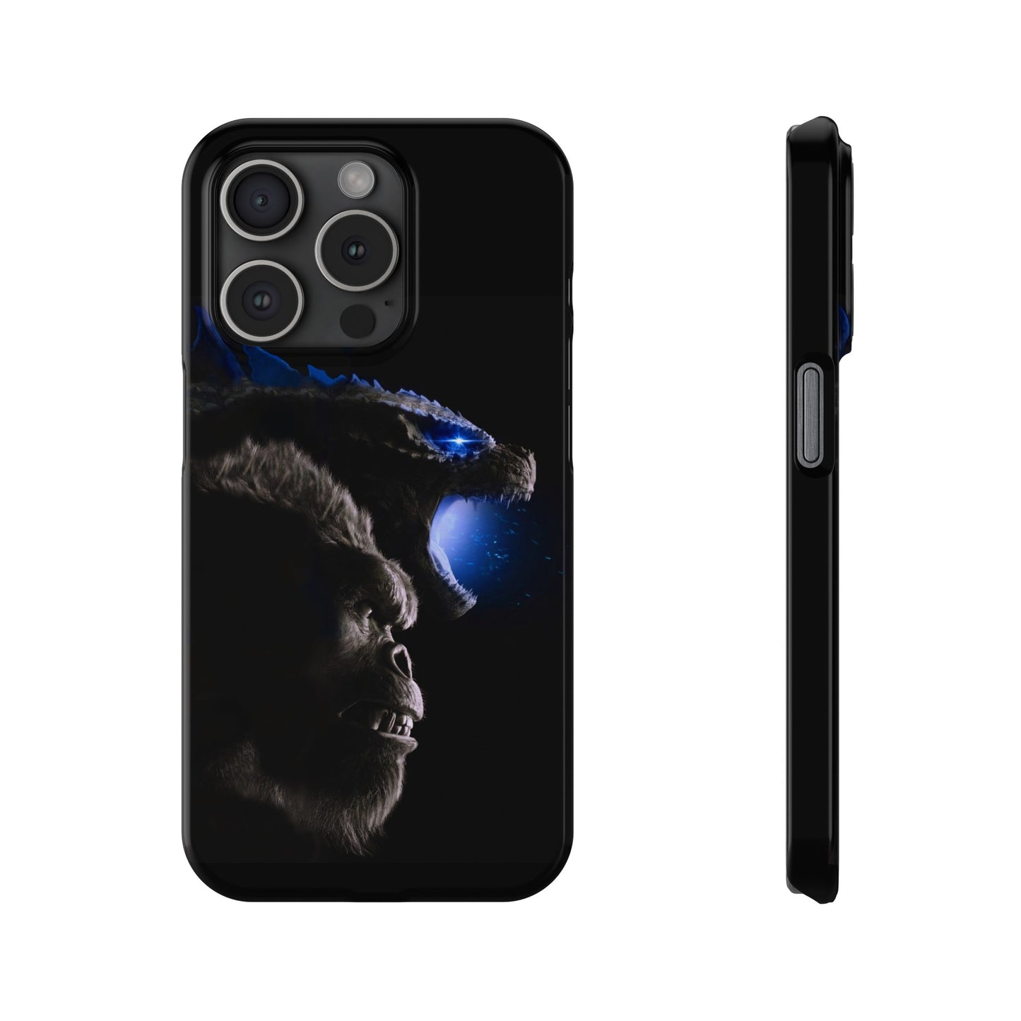 Godzilla x Kong New Age iPhone Cases: Unleash the Titans (Blue Edition)