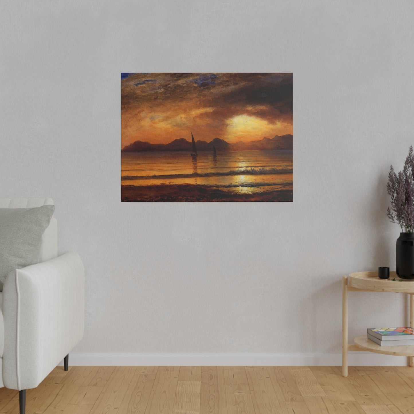 Sailing Into The Sunset - Canvas