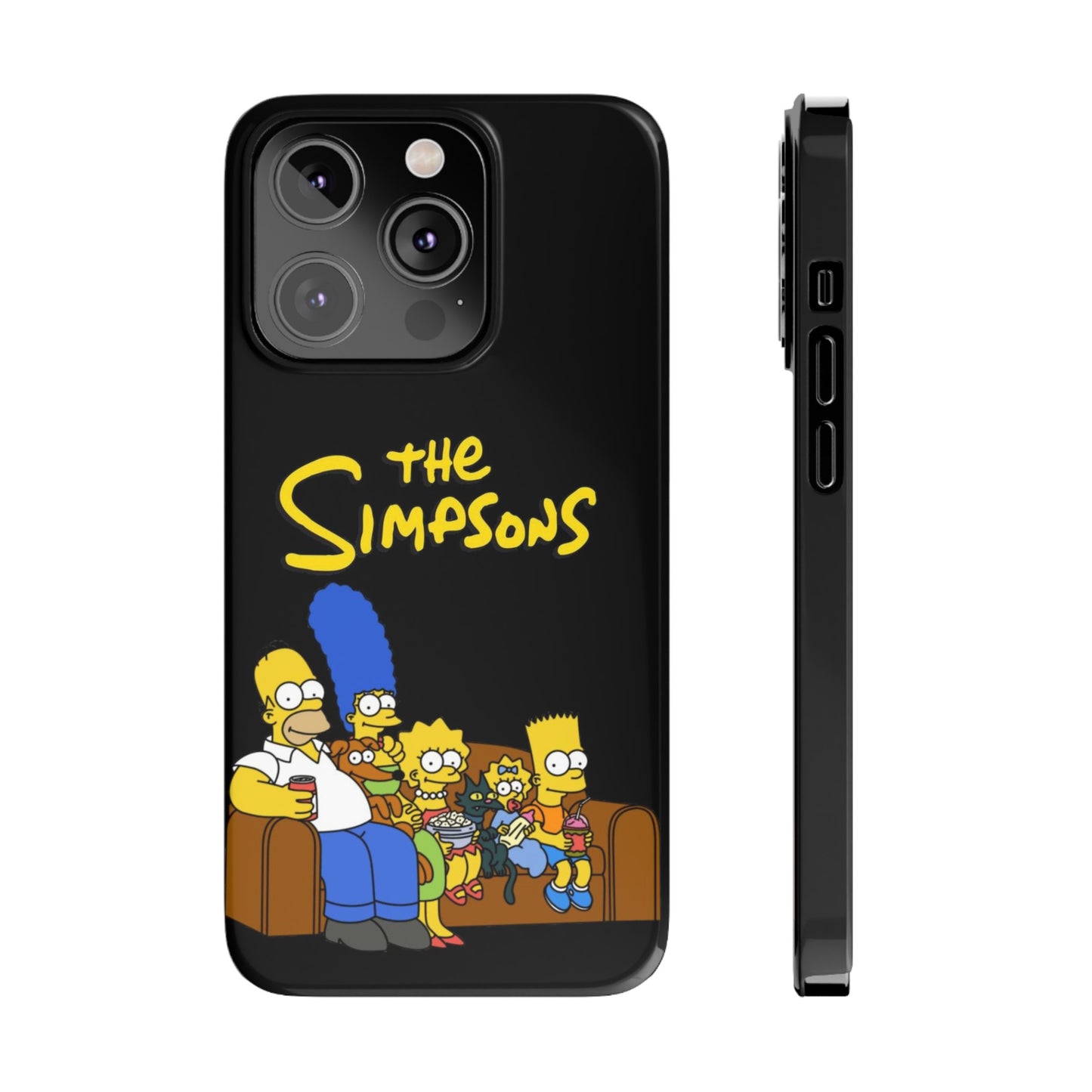 Springfield on Your Phone: The Simpsons iPhone 15, 14, 13, 12, 11 Cases