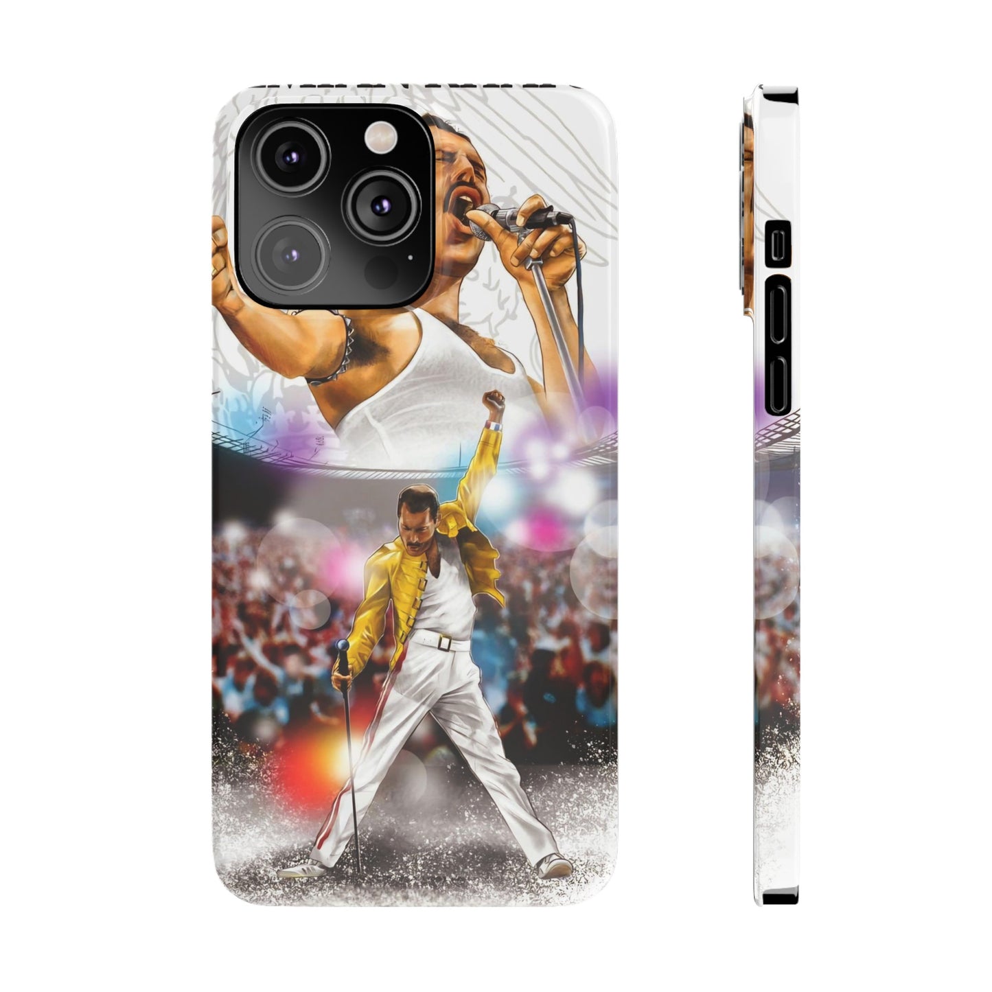 Freddy Mercury & Queen iPhone 15, 14, 13, 12 Cases