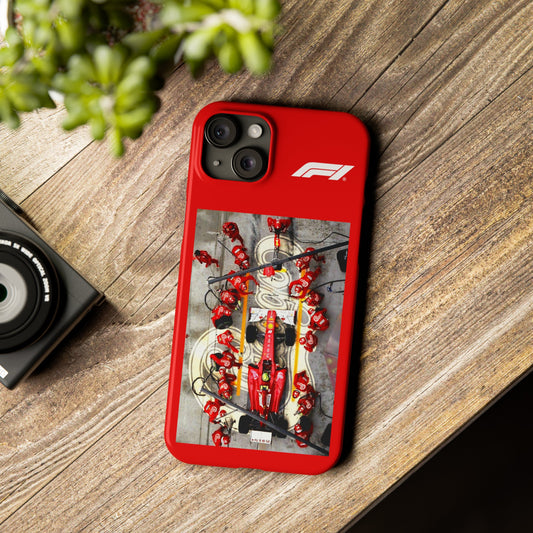 F1 Ferrari Pitstop Iphone Cases