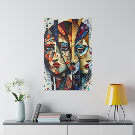 The 3 Faces Canvas Wall Art
