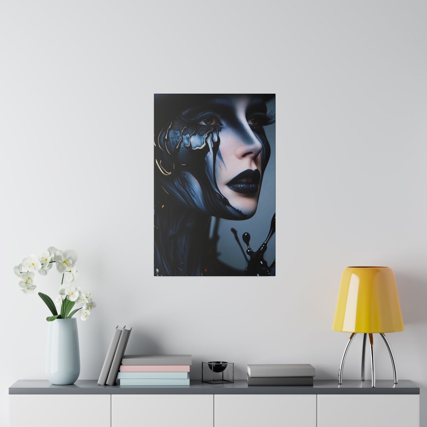 Woman of Light, Painted in Shadows - Canvas