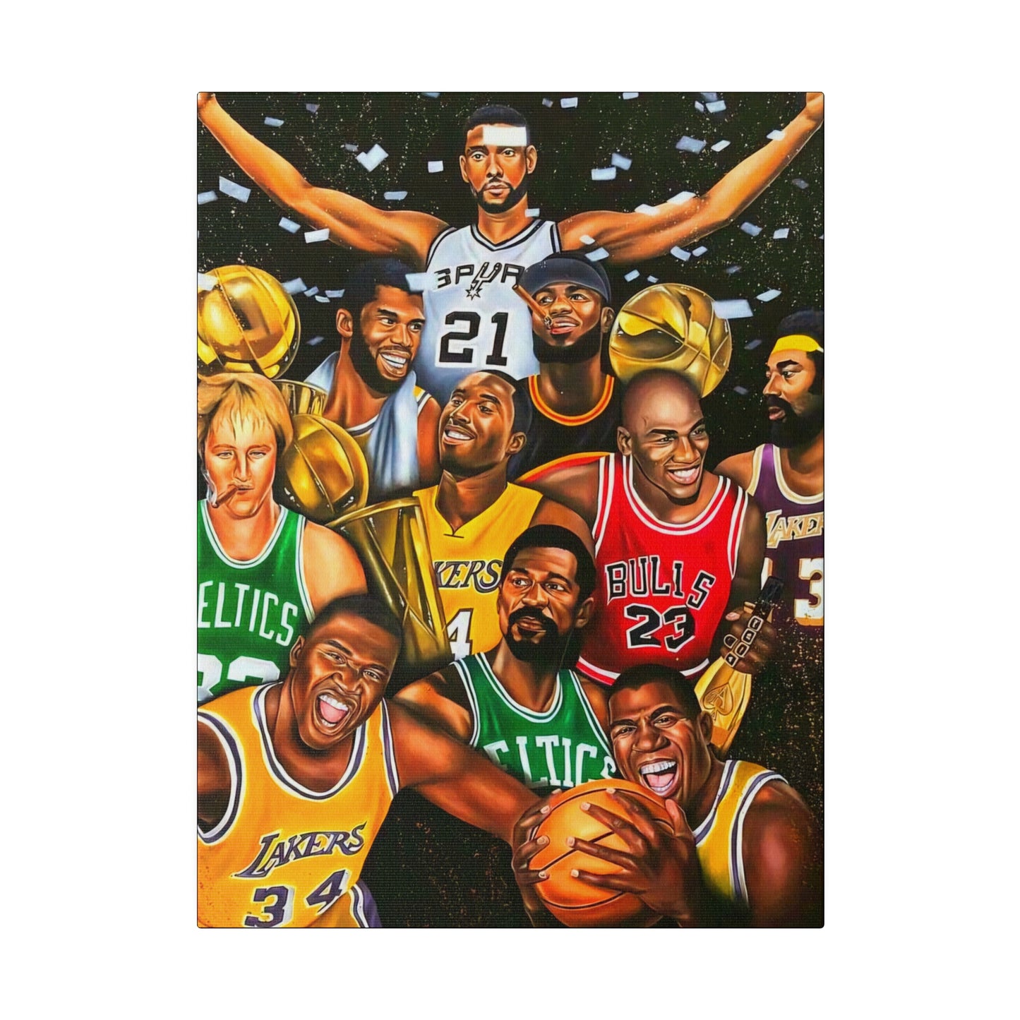 The Best NBA Players all Time - Canvas