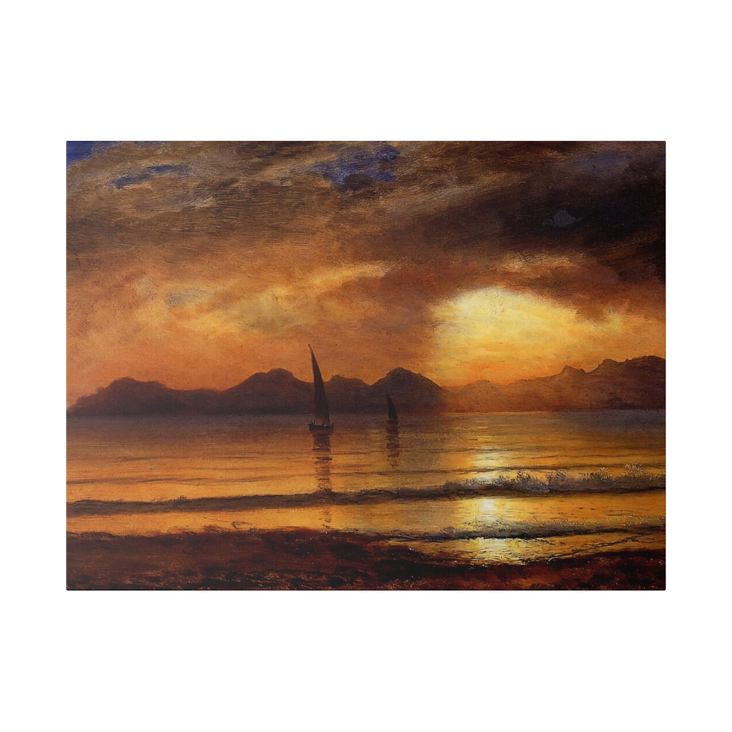 Sailing Into The Sunset - Canvas