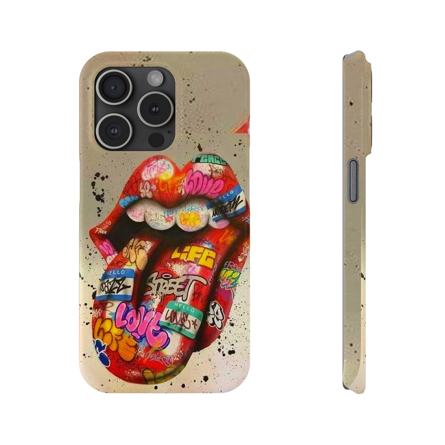 Rolling Stones Tongue Logo Iphone 15, 14, 13, 12 Cases