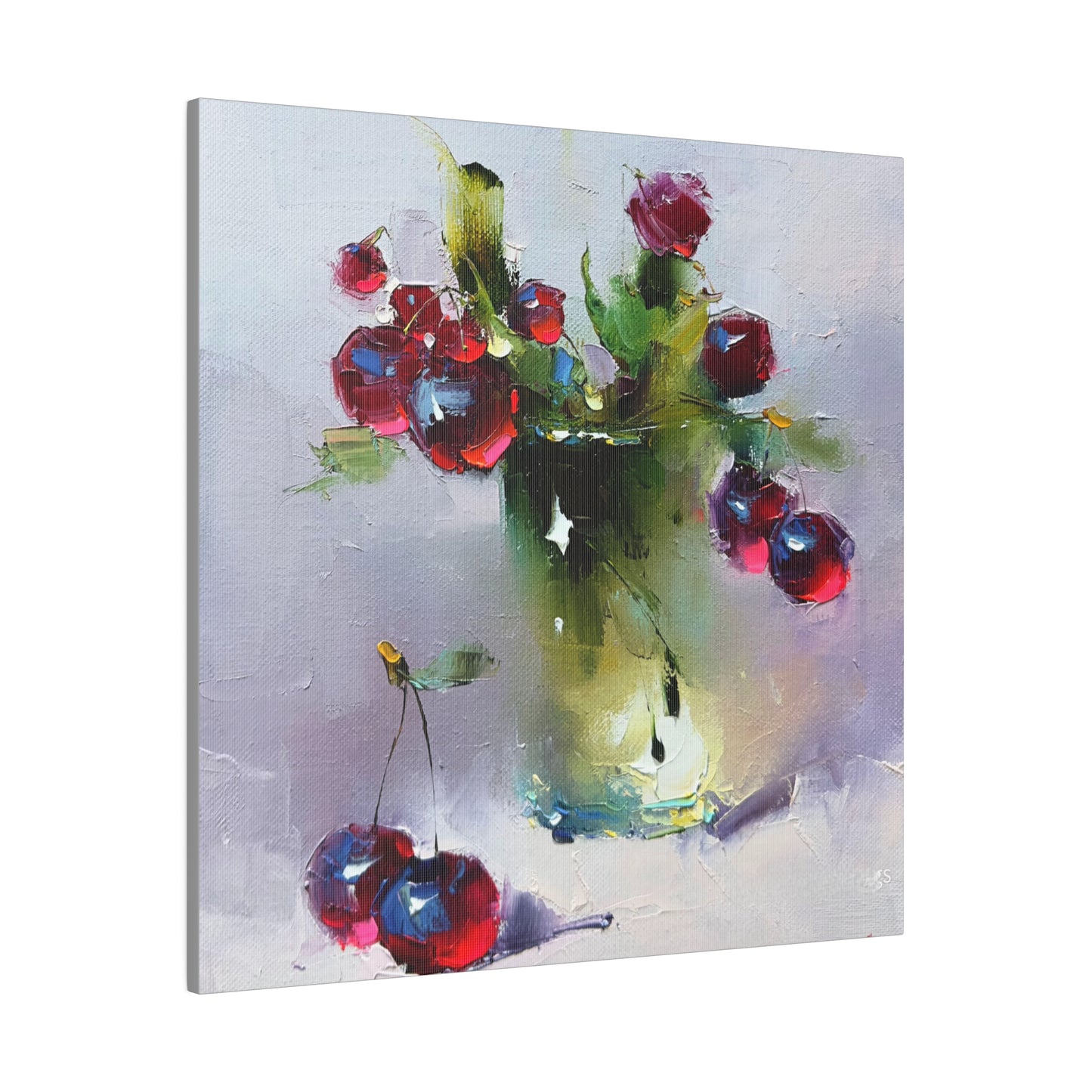 Cherished Moments: Vase of Beauty - Canvas