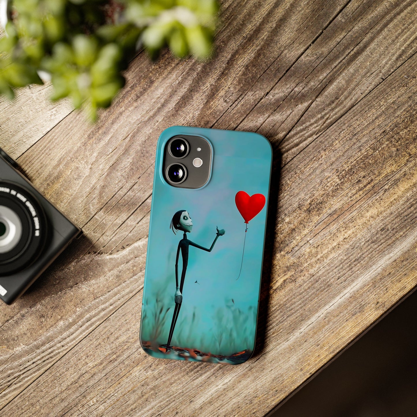 Heart Balloon Art Design iPhone Cases: Love in the Air