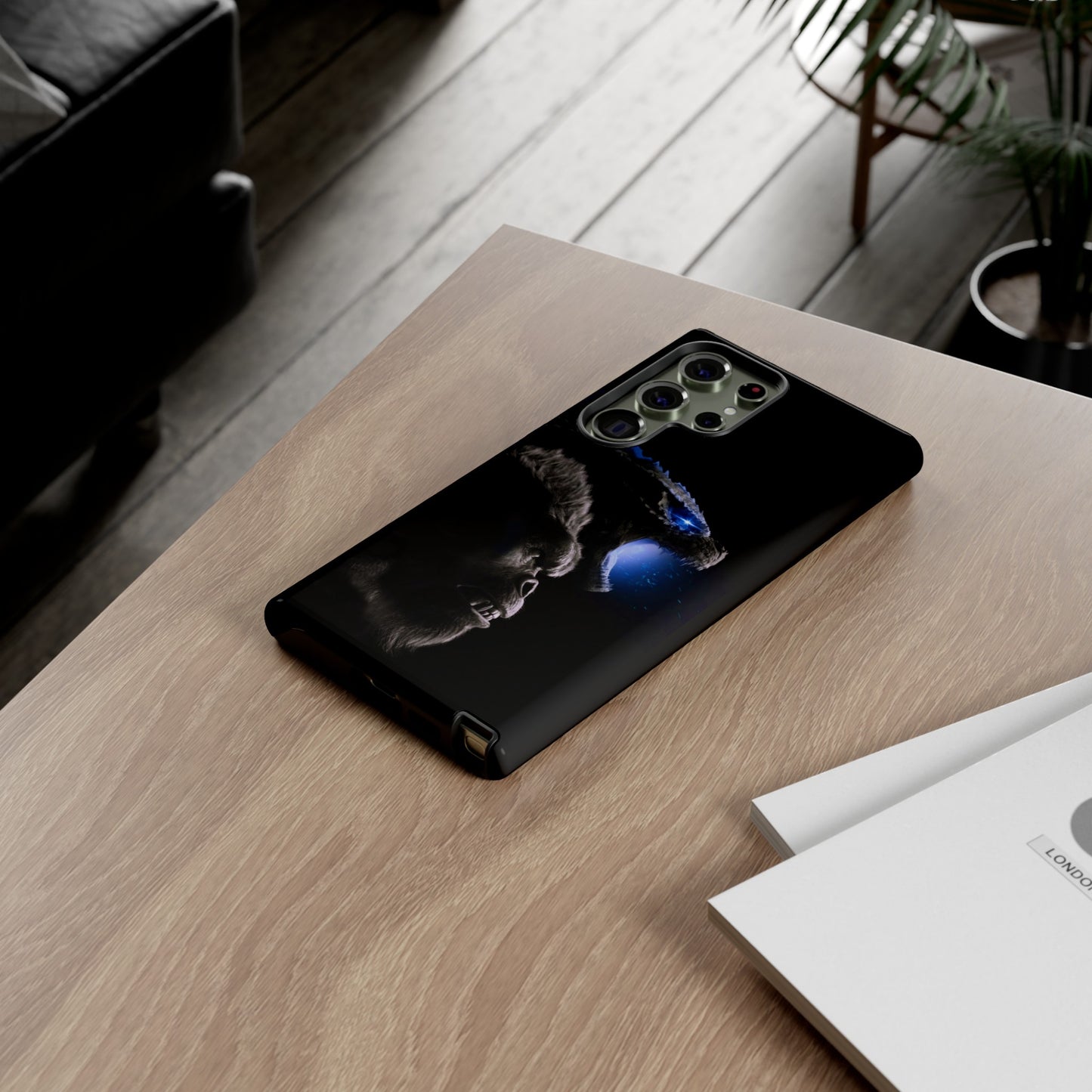 Godzilla x Kong New Age Samsung Galaxy Cases: Unleash the Titan (Blue edition)