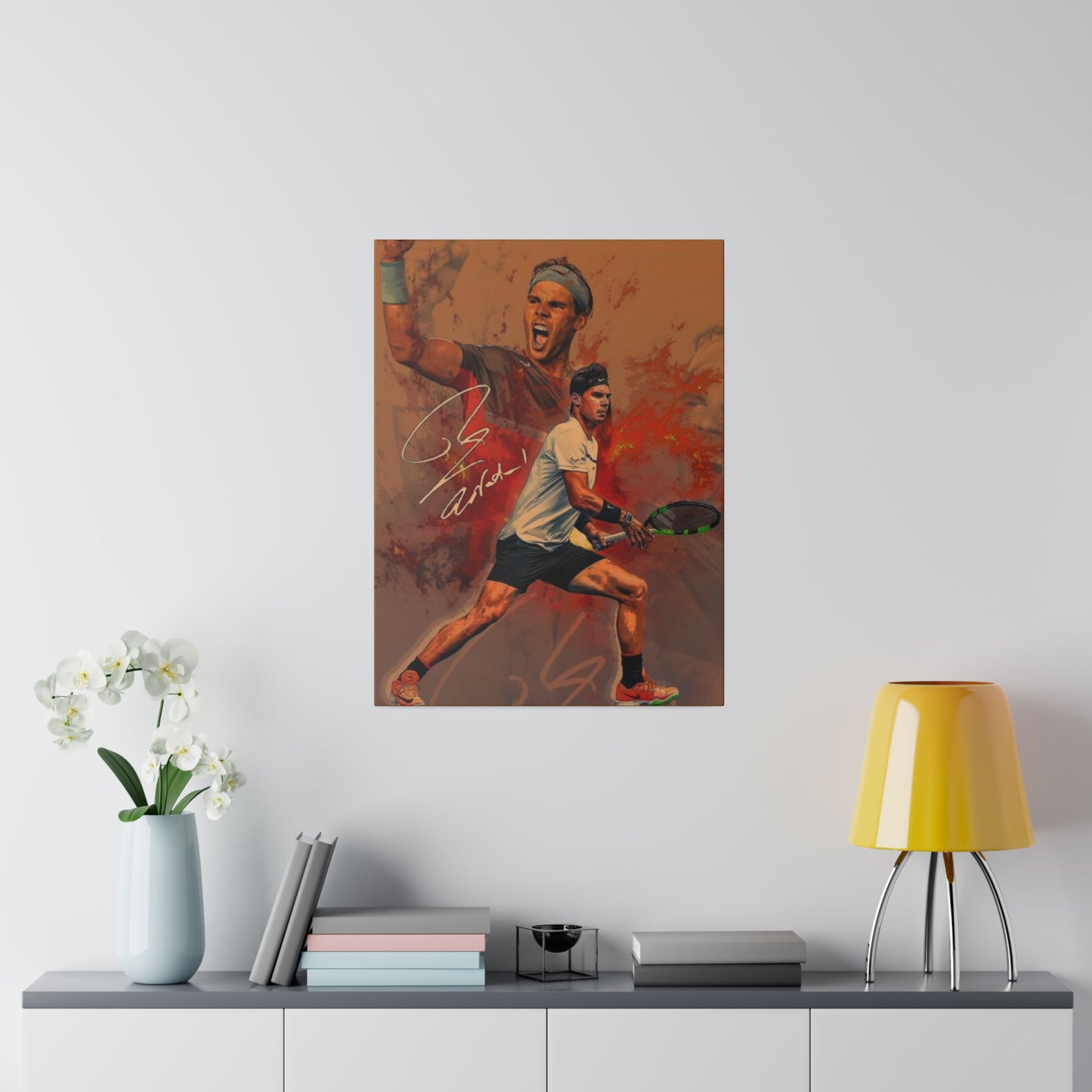Tennis Legend Nadal: Game, Set and Match Canvas