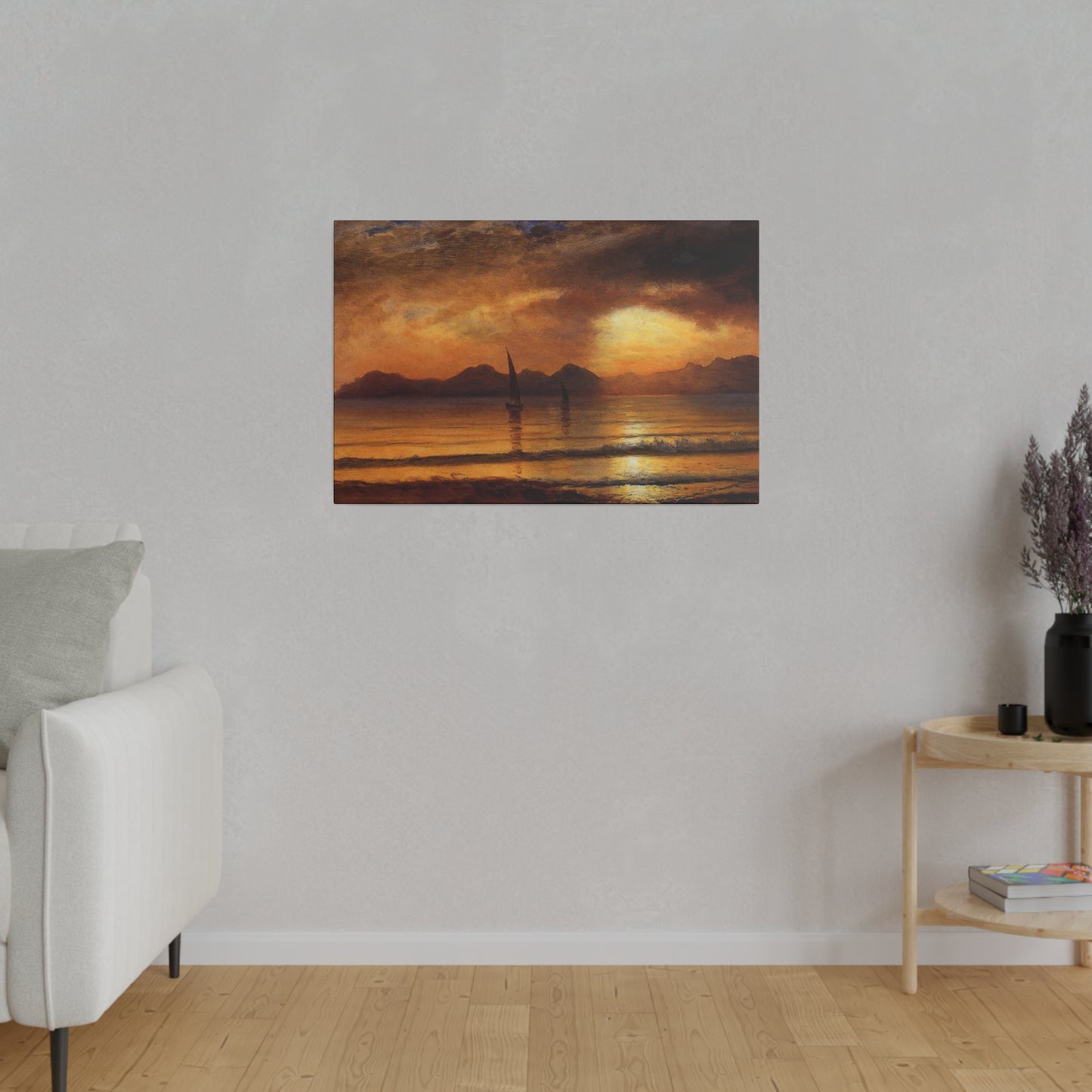 Sailing Into The Sunset - Canvas