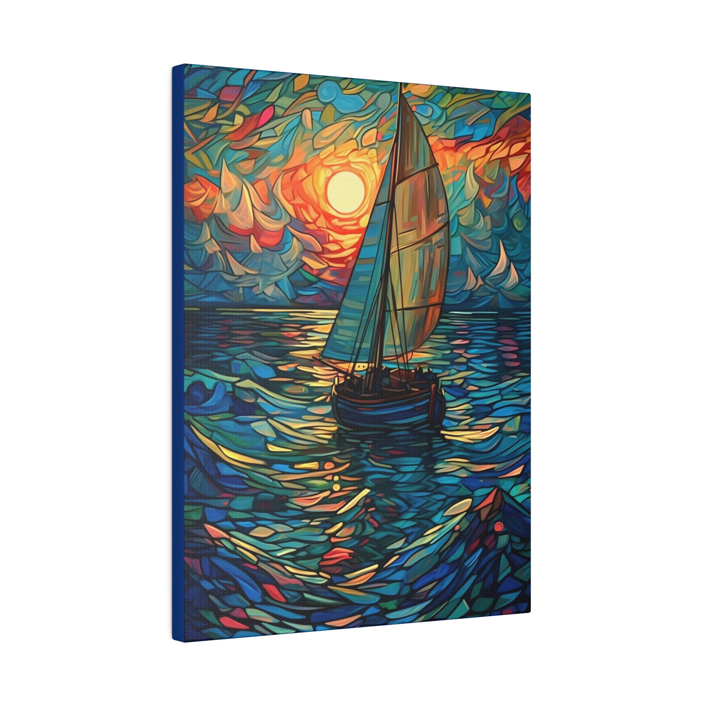 Ship on the Sea: Nautical Wall Art - Canvas
