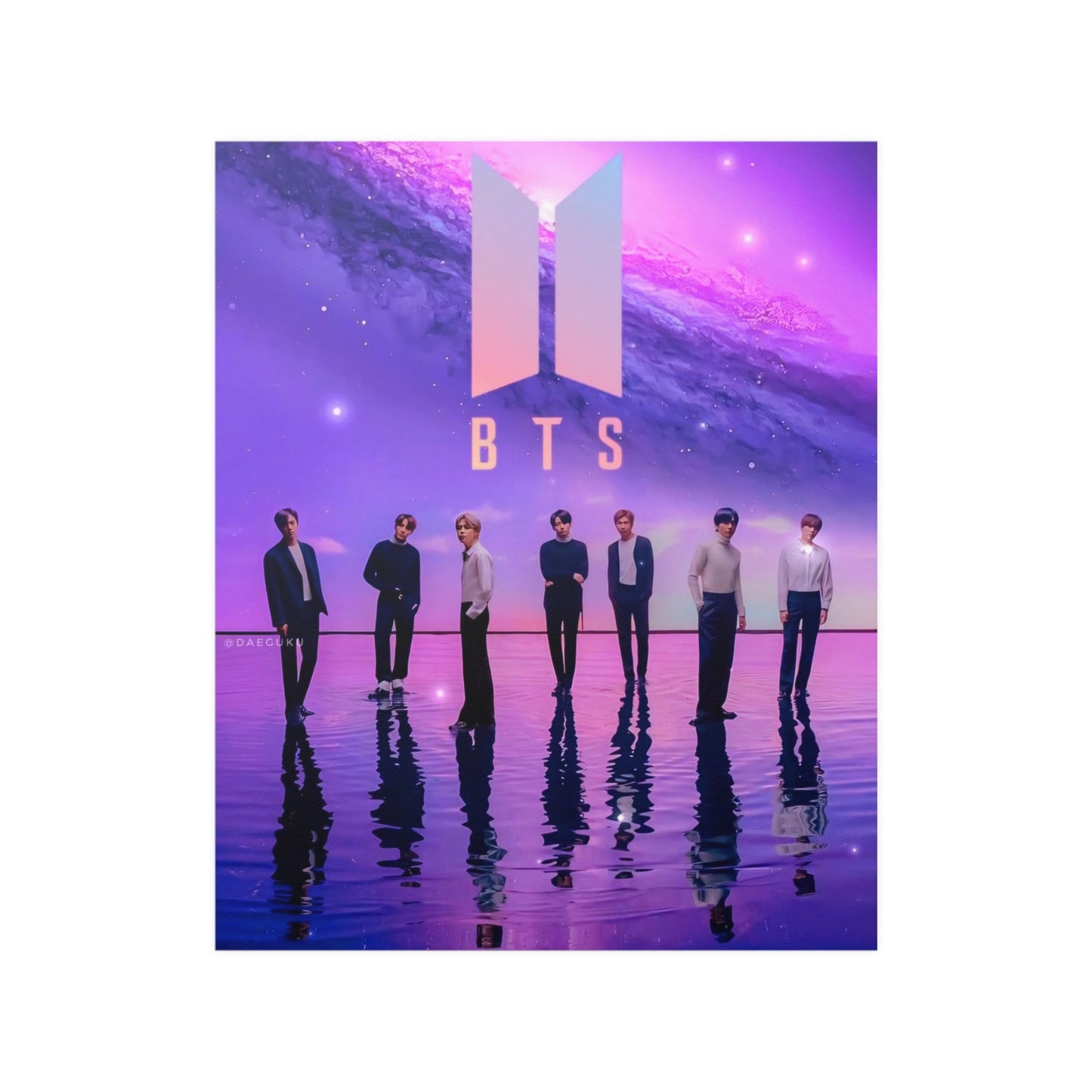 BTS Kpop Poster (NO canvas but Poster)