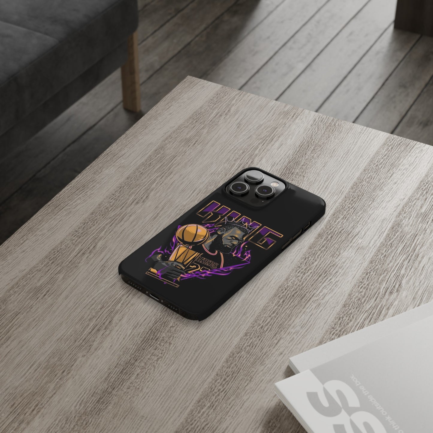 LeBron James is The King Iphone 15, 14, 13, 12, 11 Cases