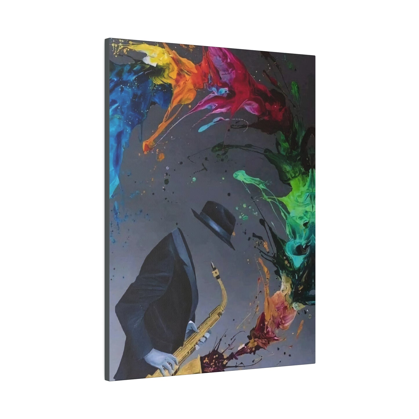 Saxophonist Symphony: Music-Inspired - Canvas