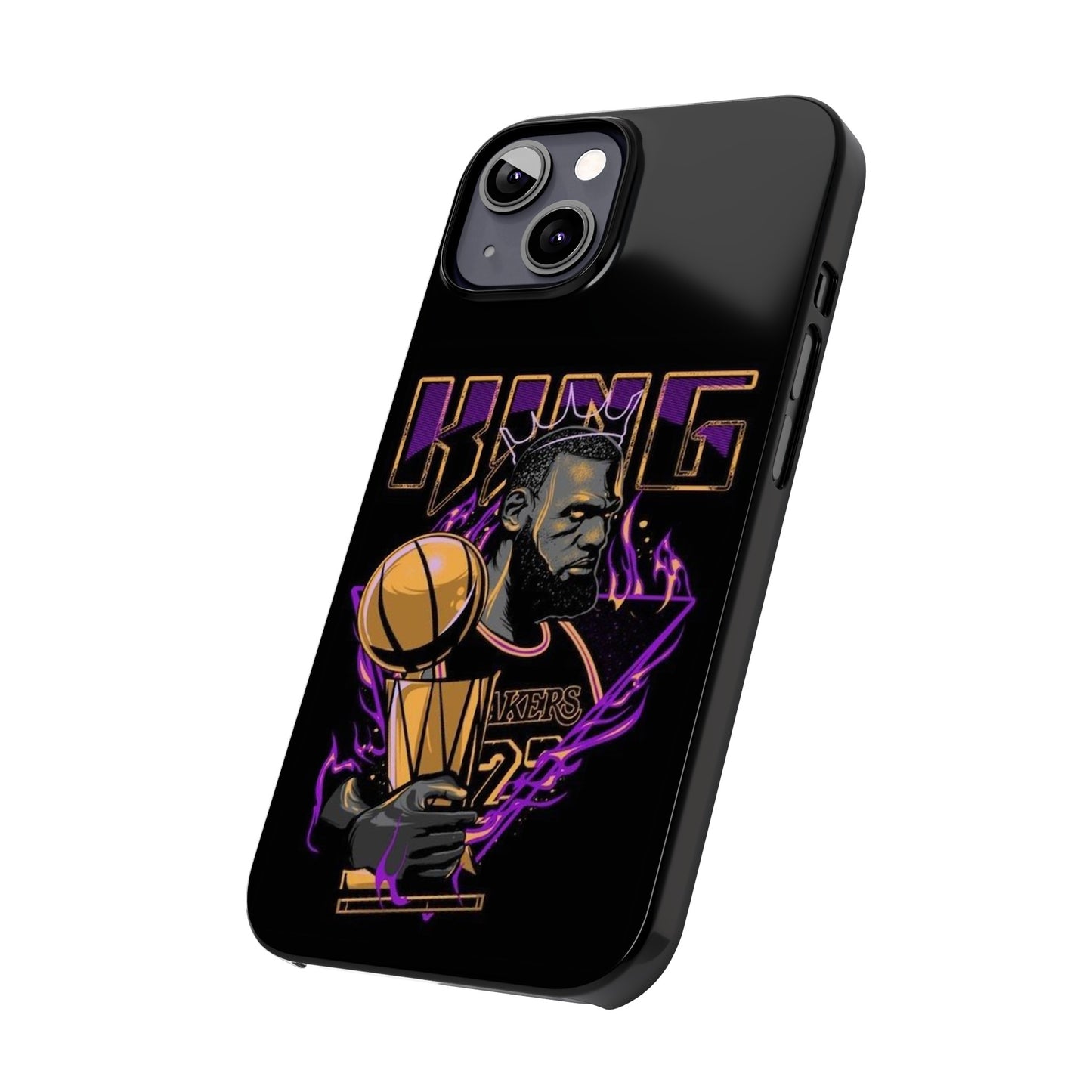 LeBron James is The King Iphone 15, 14, 13, 12, 11 Cases